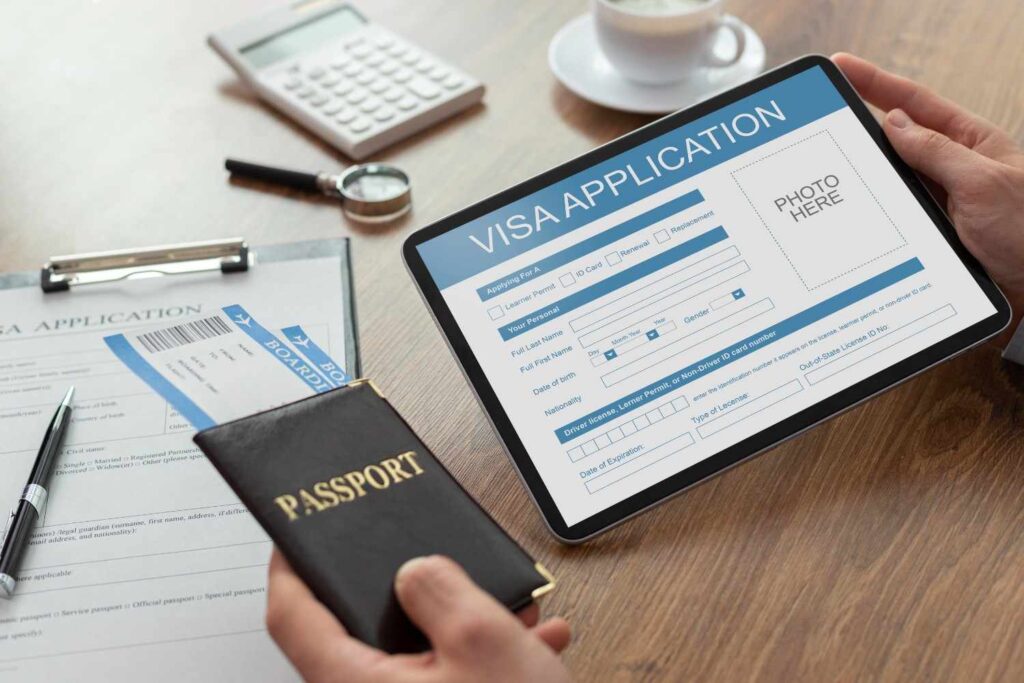 Visa Application Form Tablet 1