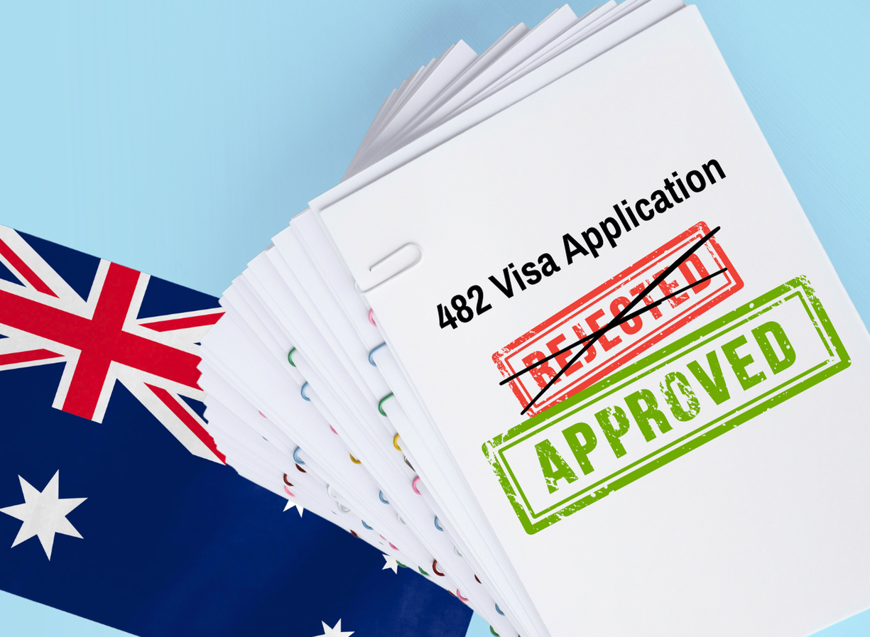 482 Visa Refusal Overturned At Art 482 Visa Refusal Overturned At Art Australian Flag And Documents