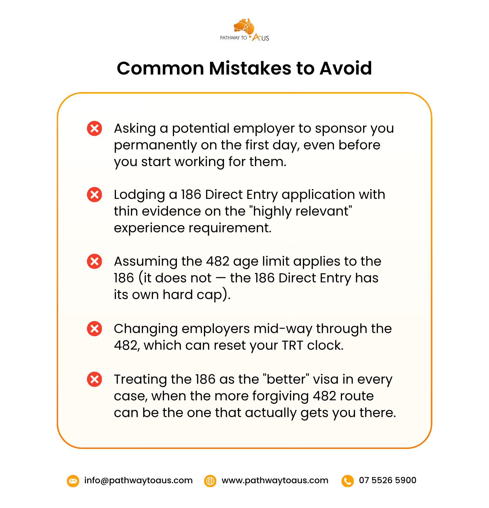482 Vs 186 Visa Common Mistakes To Avoid 482 Vs 186 Visa Common Mistakes To Avoid