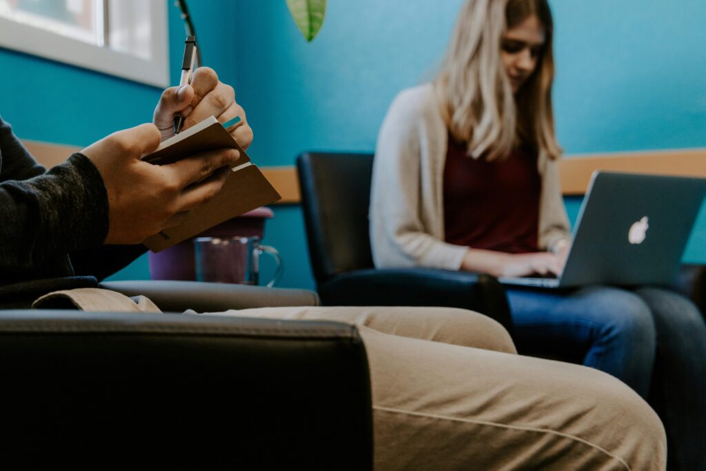 Woman Researching What To Do If 482 Visa Rejected